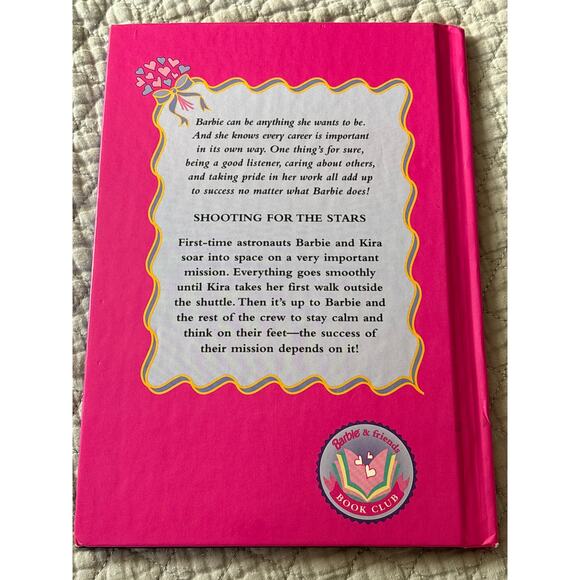 Vintage 1998 Barbie & friends book. Shooting for the Stars. Book club Kidcore - Picture 2 of 4